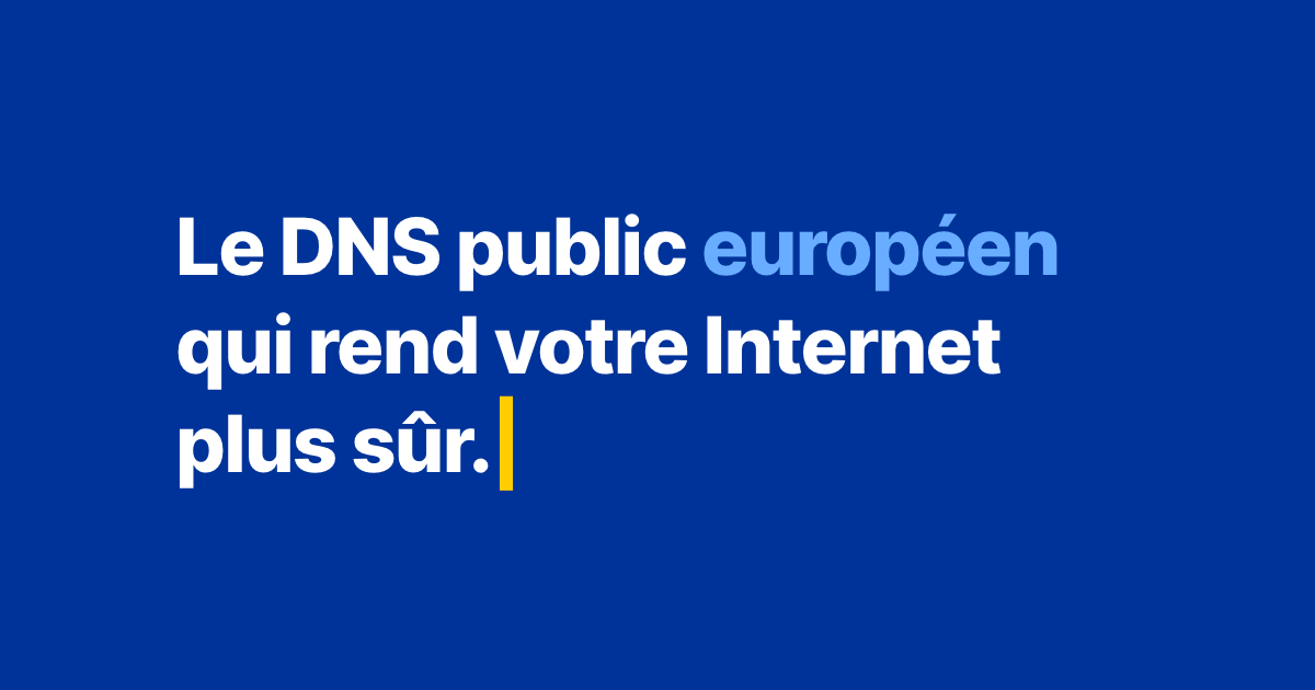 dns0.eu, un nouveau service DNS souverain voit le jour, et il est français (et européen)